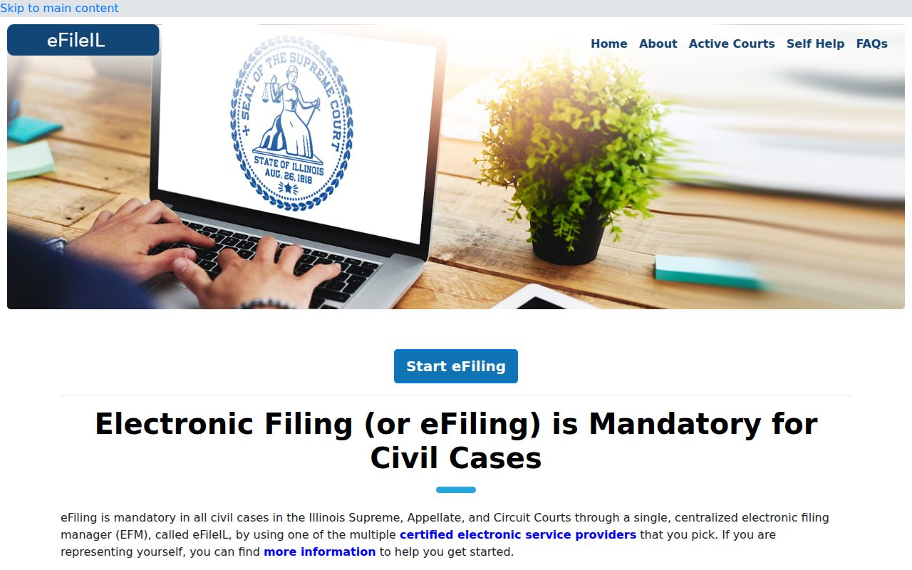 Crawford County court case access through eFileIL and re SearchIL