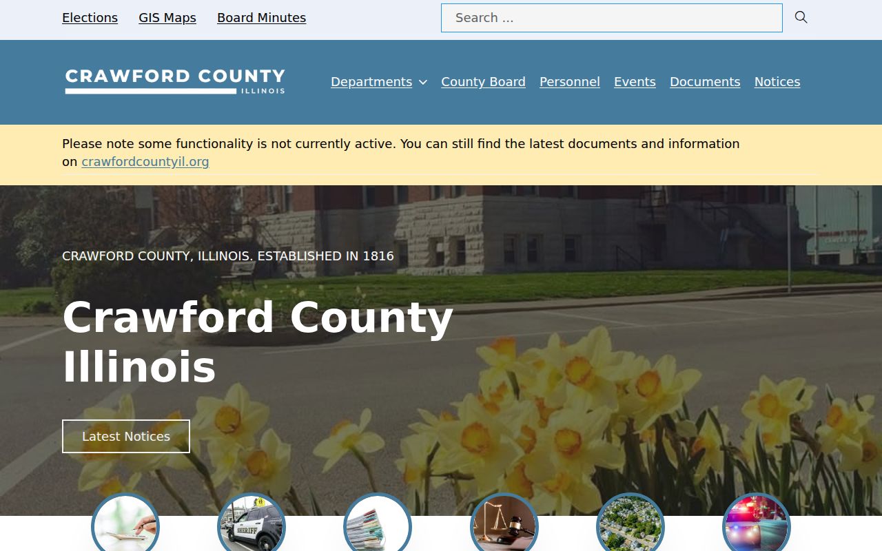 Crawford County criminal history official county homepage